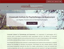 Tablet Screenshot of crossroads-psych.com